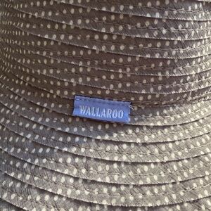 Wallaroo Women's Gray Polka Dot Hat